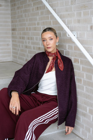 Azlynne Trousers Burgundy