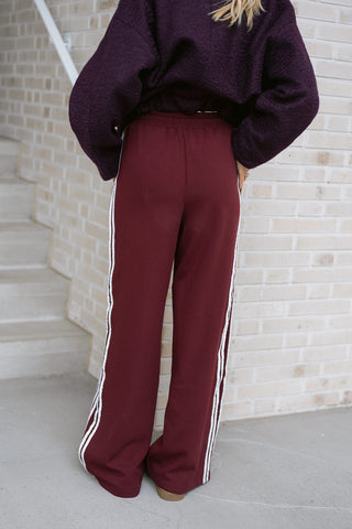 Azlynne Trousers Burgundy