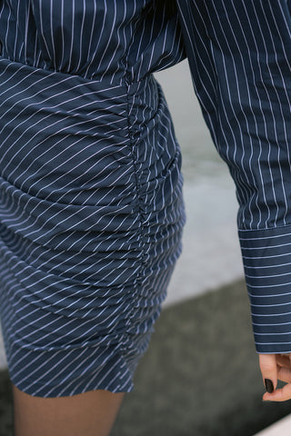 Bjorn Striped Dress Navy