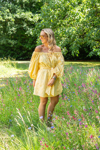 Bloomette Dress Yellow