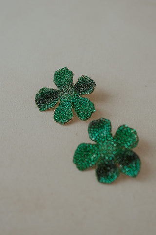 Bloomie Earrings Green