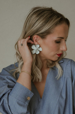 Bloomie Earrings Silver