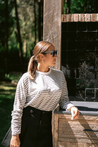 Calliope Striped T-shirt Grey