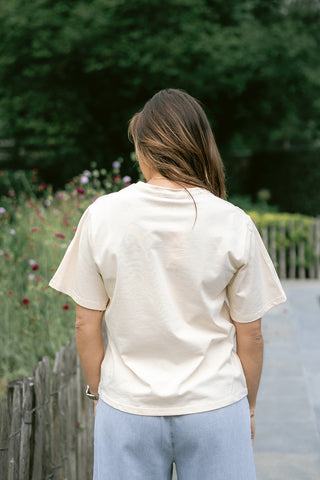 Devin T-shirt Beige