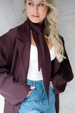 Fianna Blazer Bordeaux