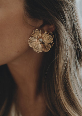 Fleur Earrings Gold