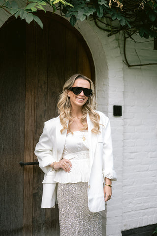 Francas Bandeau Top White