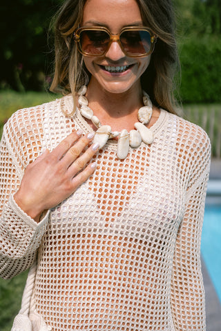 Francesca Dress Beige