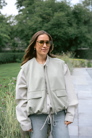 Idalia Gilet Khaki Green