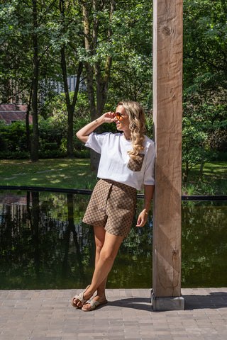 Demi Shorts Brown