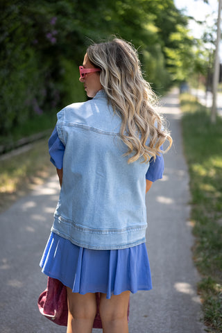 Kai Denim Gilet Blue