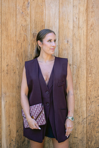 Kerensa Gilet Burgundy