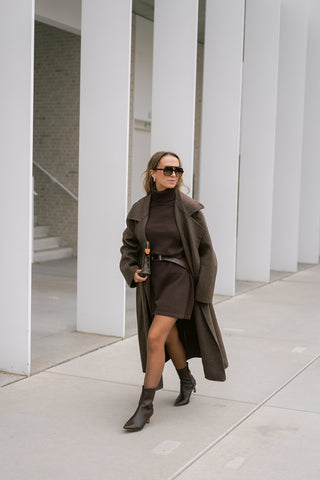 Koosi Knit Dress Brown