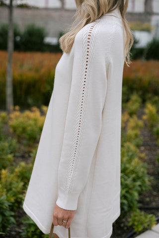 Koosi Knit Dress White