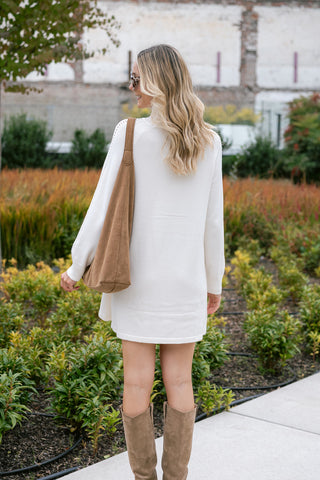 Koosi Knit Dress White