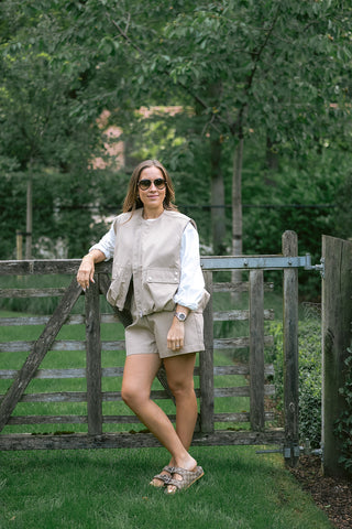 Lumi Gilet Beige
