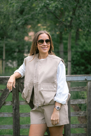Lumi Gilet Beige