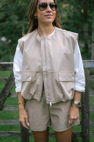 Lumi Gilet Beige