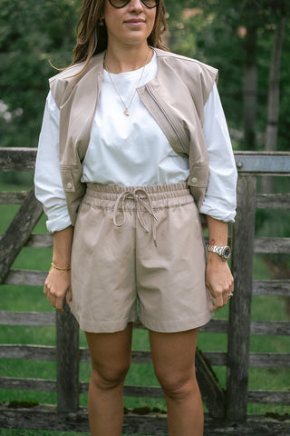 Lumi Gilet Beige