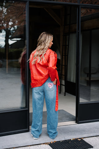 Mabel Jacket Red