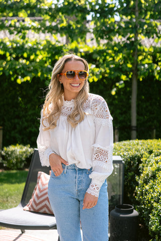 Malina Blouse White
