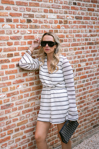 Ornella Playsuit White
