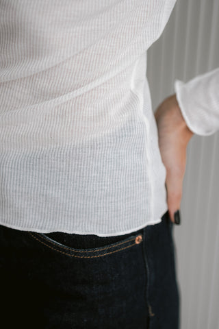Ravi Turtleneck White