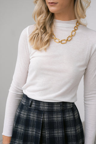 Ravi Turtleneck White