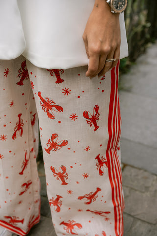 Sebas Trousers Red