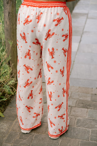 Sebas Trousers Red