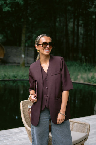 Sydney Blazer Bordeaux