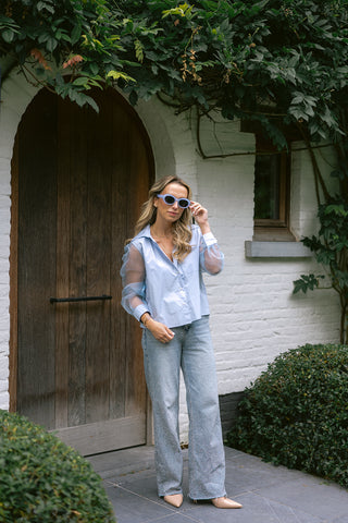 Teresa Blouse Light Blue