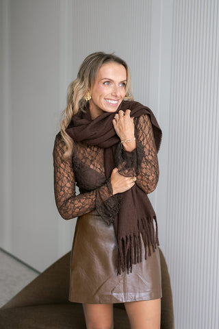 Hannan Scarf Brown