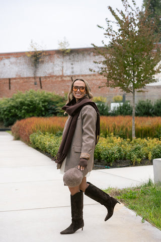Hannan Scarf Brown
