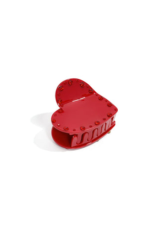 Amore Hair Clip Red