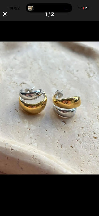 egels earrings Silver - Gold