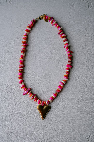 Rouge Amour Necklace Red