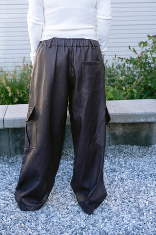 Cherry Leather Trousers