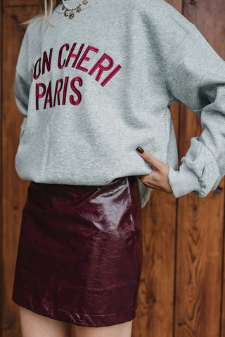 Agnes Skirt Burgundy