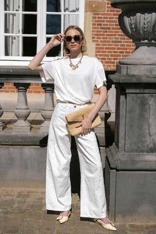 Ajour Trousers White