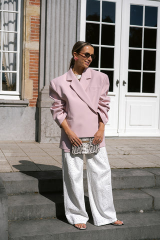 Ajour Trousers White