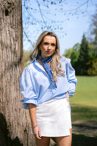 Alba Blouse Light Blue