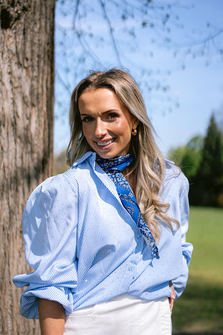 Alba Blouse Light Blue