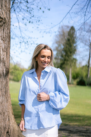 Alba Blouse Light Blue
