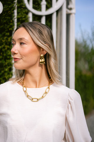 Fleur Earrings Gold