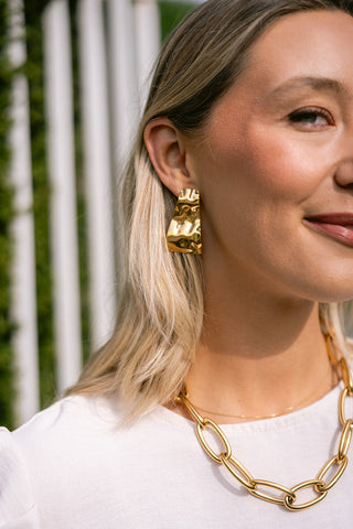 Fleur Earrings Gold