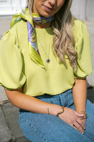 Alecia Top Green