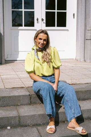 Alecia Top Green