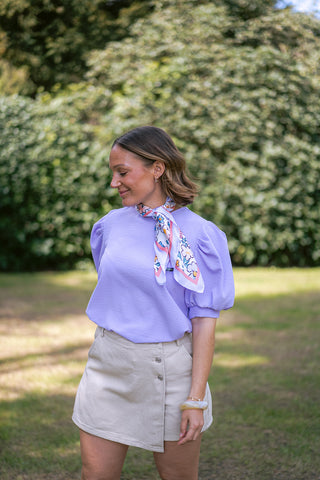 Alecia Top Lilac