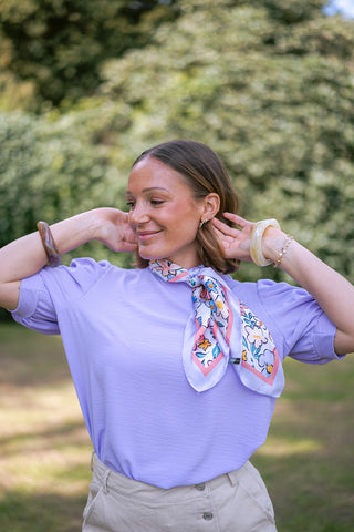 Alecia Top Lilac